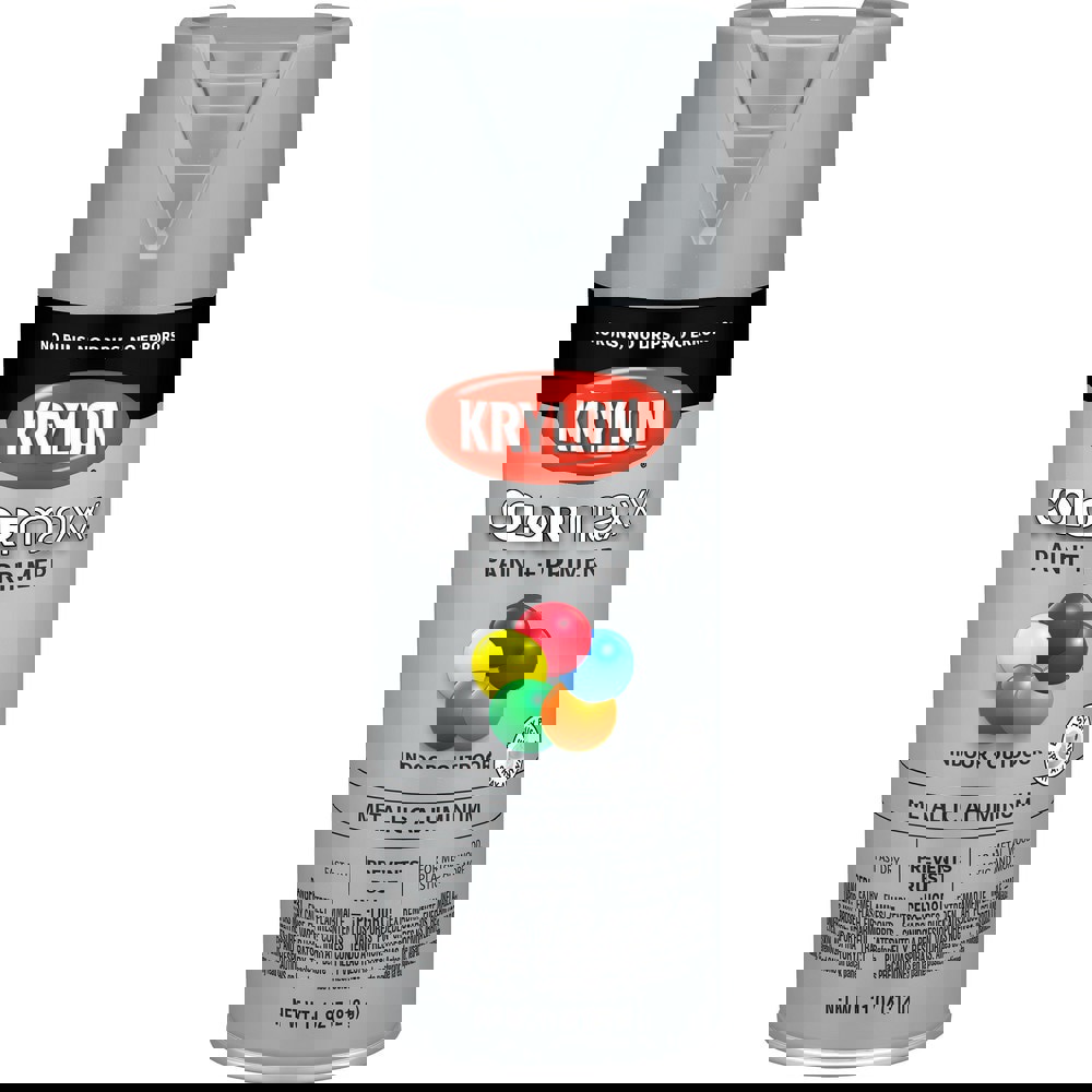 Spray Paints; Product Type: Spray Paint ; Type: Spray Paint ; Color: Aluminum ; Finish: Metallic ; Color Family: Silver ; Container Size (oz.): 11.000